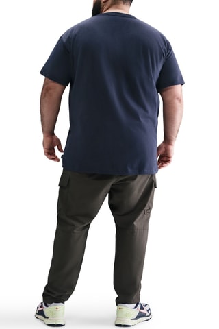 T-shirt de sport en coton biologique Premium Essentials - Bleu marine