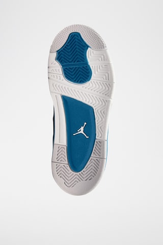 Jordan 4 Retro en cuir - Blanc