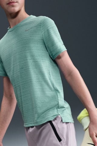 T-shirt Nike Dri-Fit Miler - Vert d’eau