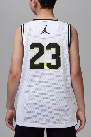 Débardeur de basketball - Blanc rouge