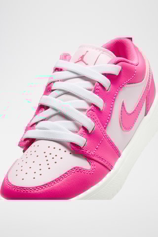 Jordan 1 Low - fuchsia et blanc