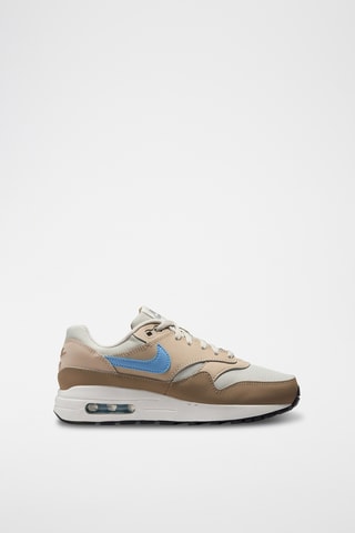 Nike Air Max 1 en cuir - Ciel et beige