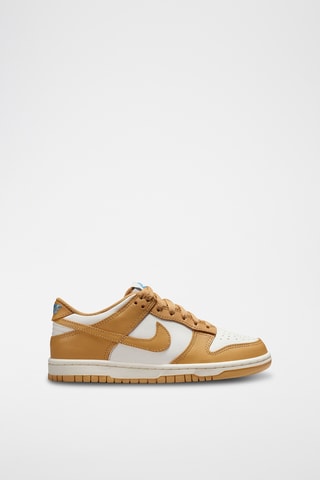 Nike Dunk Low en cuir - Marron clair