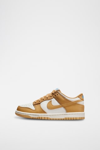 Nike Dunk Low en cuir - Marron clair