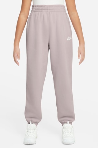 Pantalon polaire taille haute Sportswear Club - Mauve