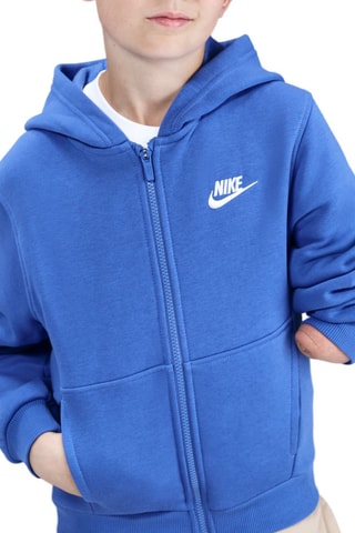 Sweat polaire à capuche Sportswear Club - Bleu cobalt