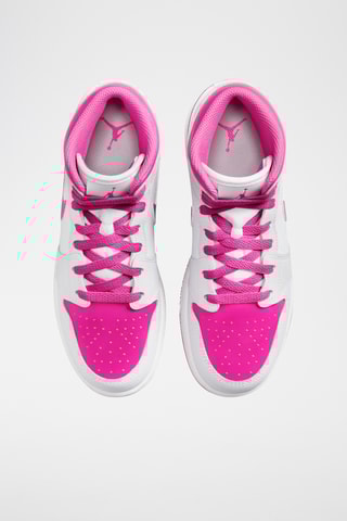 Air Jordan 1 Mid en cuir - Gris clair