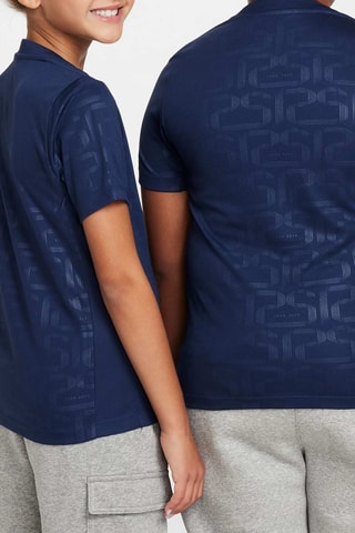 T-shirt FC Barcelone - Bleu marine et doré