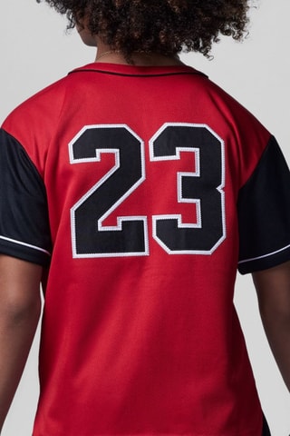 Maillot de baseball Jordan Big Kids- Rouge et noir