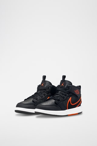 Jordan 1 Mid RM EasyOn en nubuck - Noir et rouge
