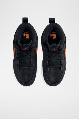 Jordan 1 Mid RM EasyOn en nubuck - Noir et rouge