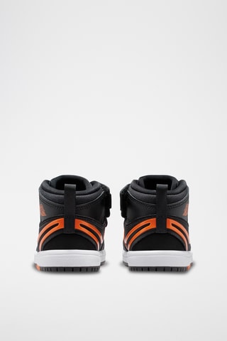 Jordan 1 Mid RM EasyOn en nubuck - Noir et rouge