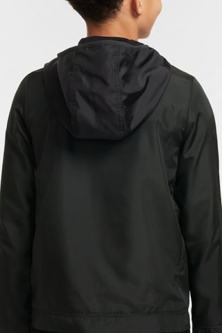 Coupe-vent à capuche Liverpool FC - Noir et argenté