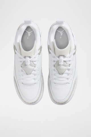 Jordan Spizike en cuir - Blanc et gris clair