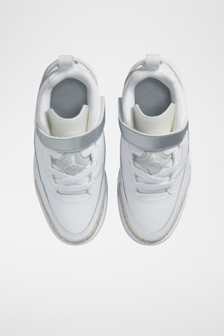 Jordan Spizike en cuir - Blanc et gris clair