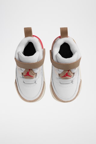 Jordan Spizike en cuir - Blanc et rouge