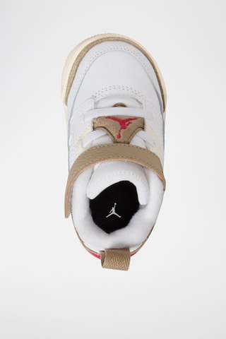 Jordan Spizike en cuir - Blanc et rouge