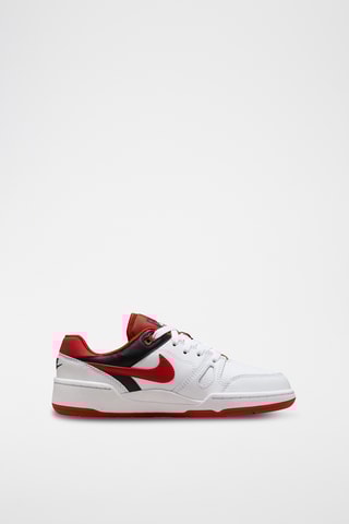 Nike Full Force Low en cuir - Blanc