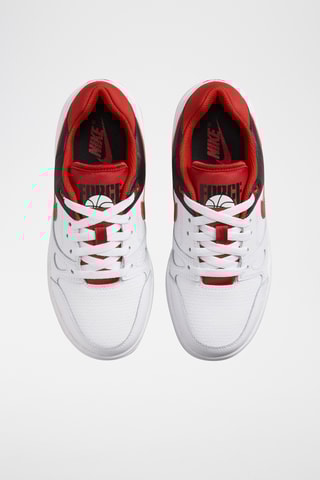 Nike Full Force Low en cuir - Blanc