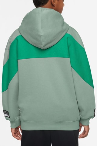 Sweat polaire à capuche - Vert clair