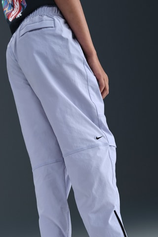 Pantalon polaire Nike Sportswear Tech Woven - Gris clair et noir