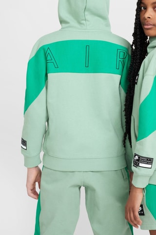 Sweat polaire à capuche - Vert d’eau