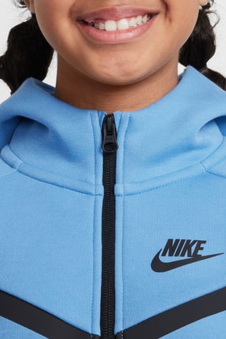 Sweat polaire à capuche - Ciel