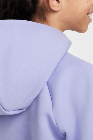 Sweat polaire à capuche - Violet