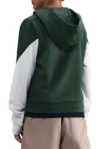Sweat polaire à capuche - Vert foncé