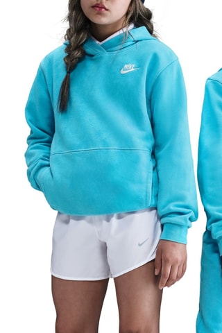 Sweat polaire à capuche - Ciel