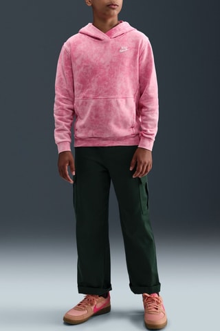 Sweat polaire tie and dye - Rose