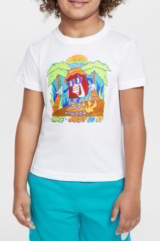 T-shirt Boxy Palm Tree - Blanc