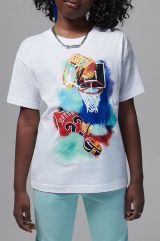 T-shirt Poolside Jumpman - Blanc