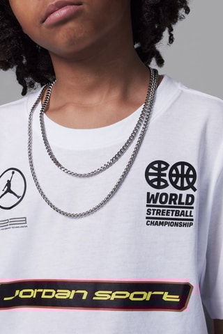 T-shirt World Streetball Champion Quai 54 - Blanc
