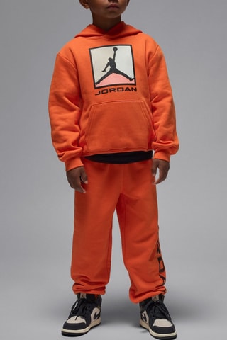 Sudadera con capucha y pantalón polares Essentials - Naranja