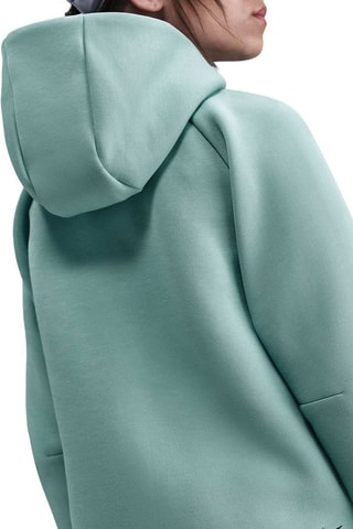 Sweat polaire à capuche - Vert d’eau