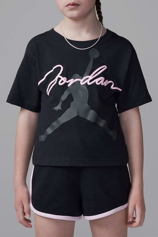 T-shirt et short Hidden In Plain Sight - Noir