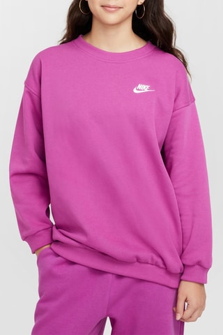 Sweat polaire - Fuchsia et blanc - Nike