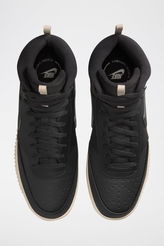 Court Vision Mid Winter en cuir - Noir - Nike