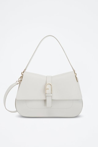 Sac à main en cuir Furla Flow - Blanc