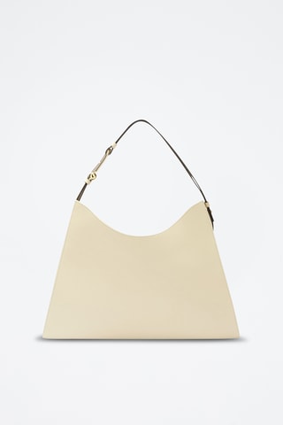 Sac porté épaule en cuir Furla Nuvola - Beige