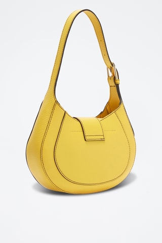 Sac porté épaule en cuir Furla Club 2 - Jaune