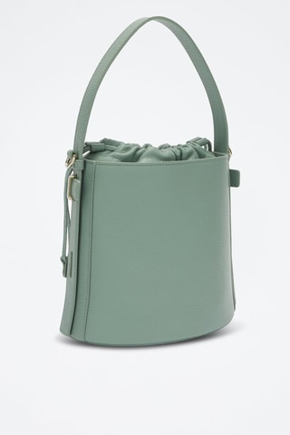 Sac seau en cuir Giove - Vert