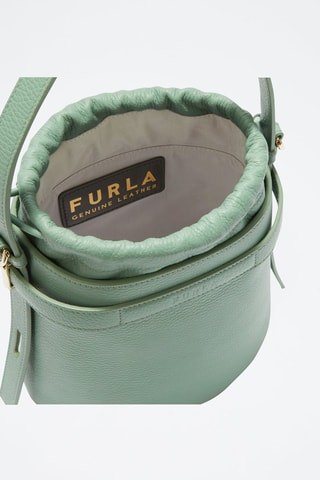 Sac seau en cuir Giove - Vert