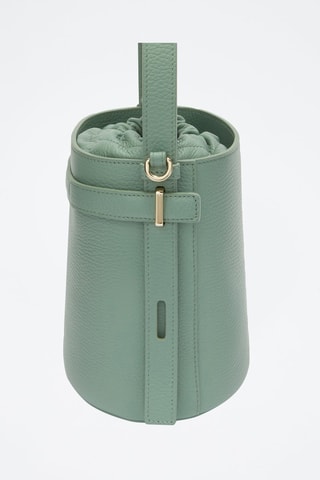 Sac seau en cuir Giove - Vert