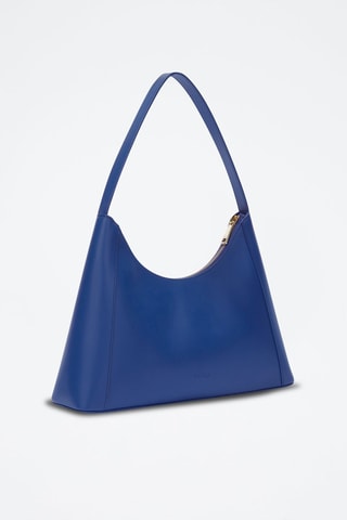 Sac porté épaule en cuir Furla Diamante - Bleu