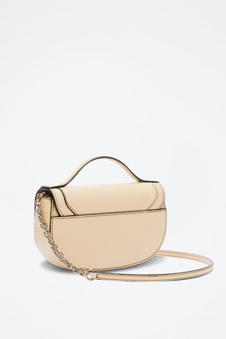 Sac à main en cuir Club 2 Mini - Beige