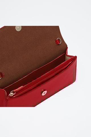 Sac bandoulière en cuir Furla Diamante - Rouge