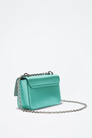 Sac bandoulière en cuir Metropolis- Vert