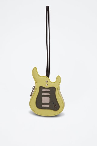 Porte-monnaie en cuir Man Cosmo - Jaune